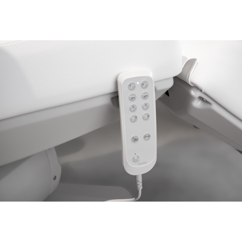 Mirplay Aries White Electric Treatment Table, 4 Motors