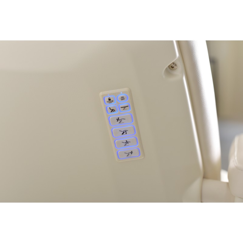 Elektrische Kosmetikliege Cygnus Cream 4 motoren -Mirplay -Kosmetikliegen und -sessel
