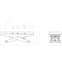 Table de Spa Électrique Weelko Cyx pour esthétique et bien-être