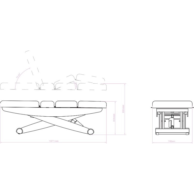 Weelko Cyx Multifunctional Electric SPA Table for Beauty Centres