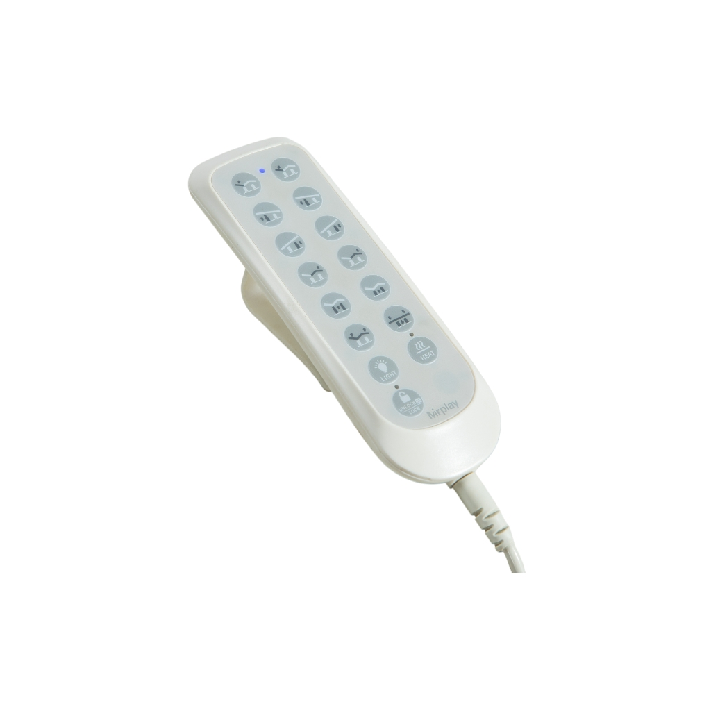 Libra lettino da massaggio elettrico 4 motori con riscaldamento e LED - Mirplay