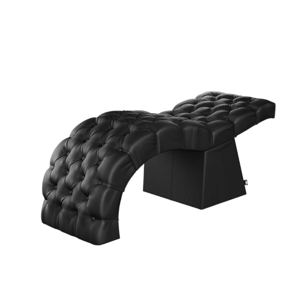 Camilla De Estética Lashia Para Pestañas Y Cejas Curvada Con Tapizado Capitoné E