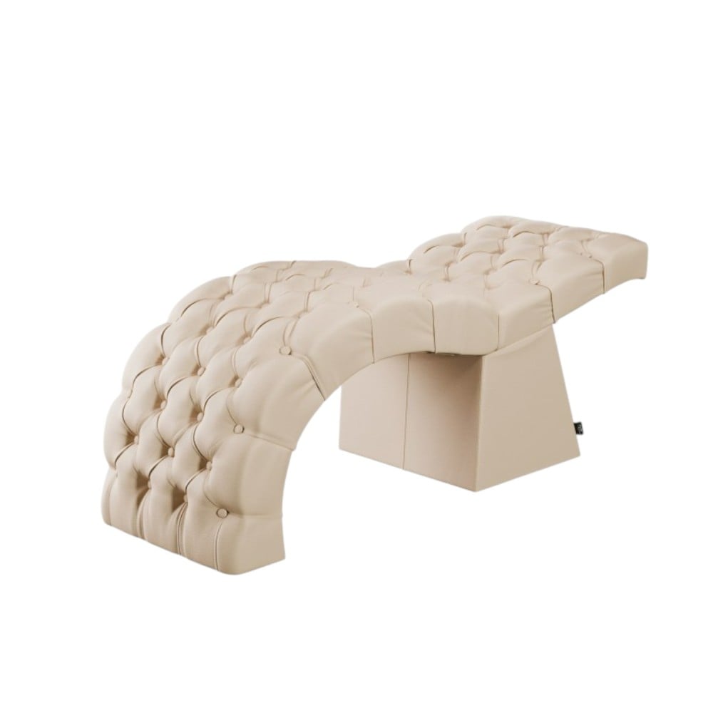 Camilla De Estética Lashia Beige Ergonómica Para Extensión De Pestañas Y Laminad