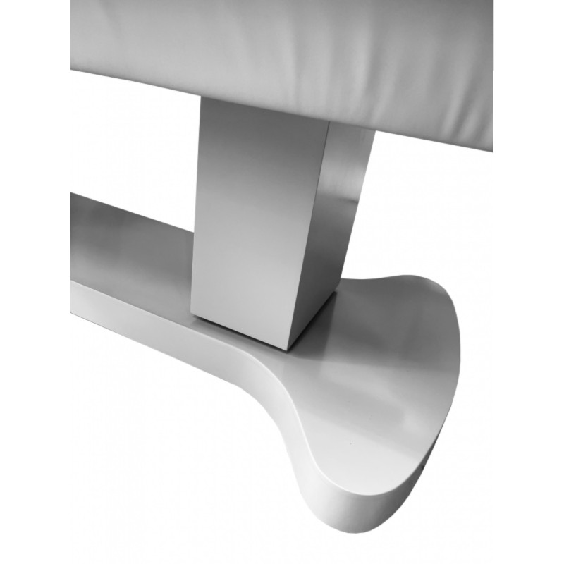 Detalle de la base gris de la camilla SPA Supreme Grey Wellness