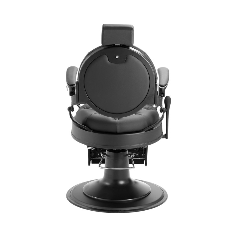 Parte trasera del sillón de barbero Mack Black