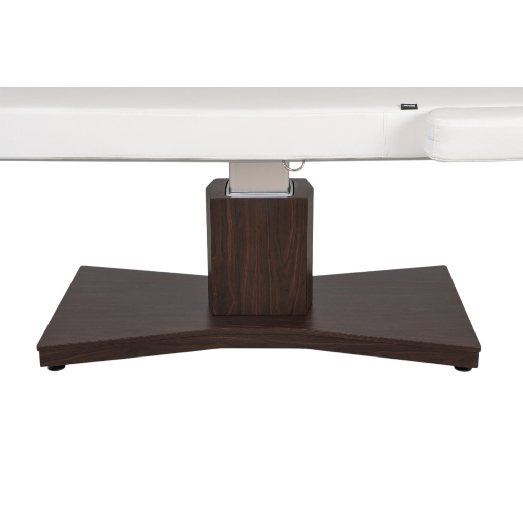 Weelko Elektrische Behandlungsliege GOID Dark Base, 1 Motor, Höhenverstellung 60–85 cm, Holzgestell