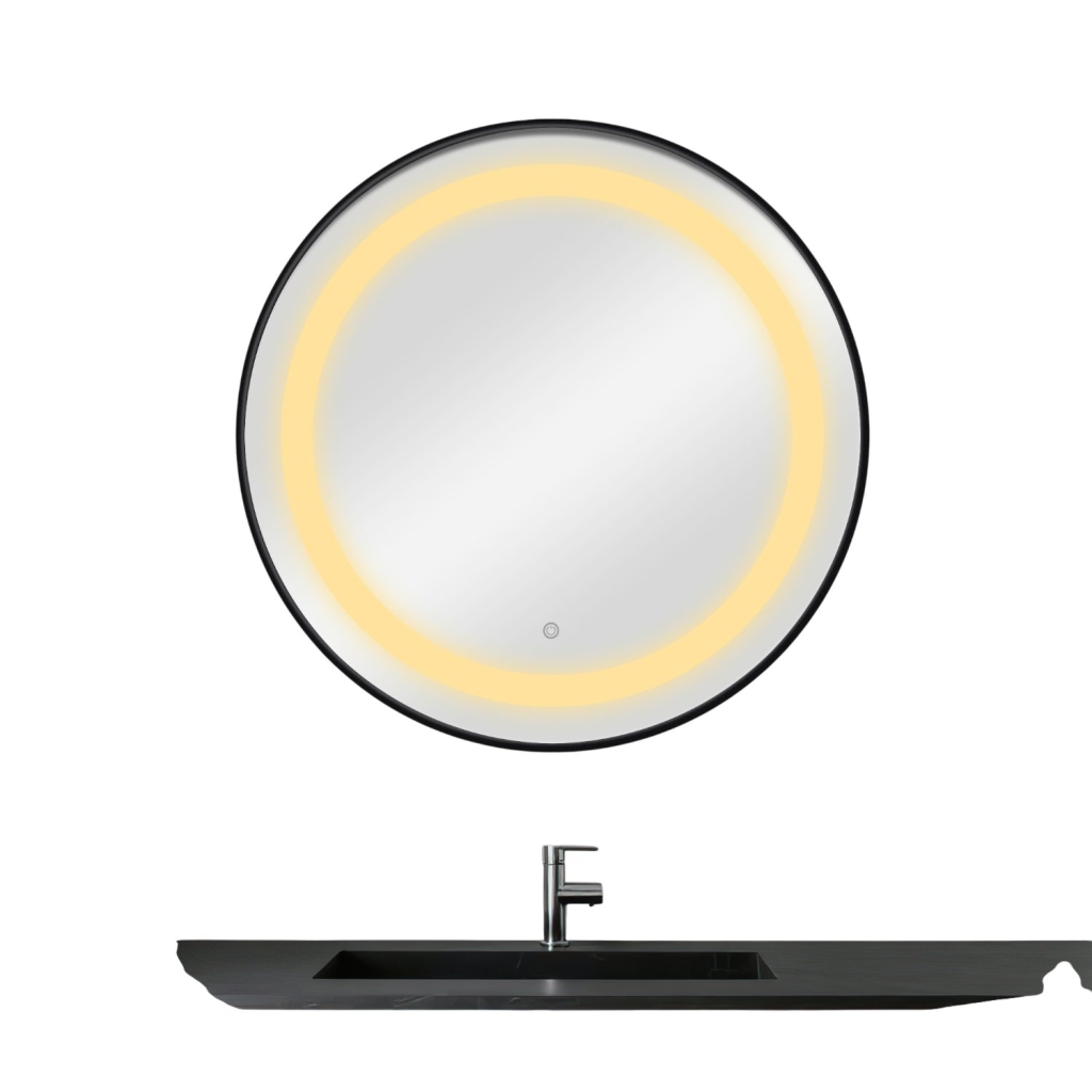 Schminktischspiegel LED BREE Black
