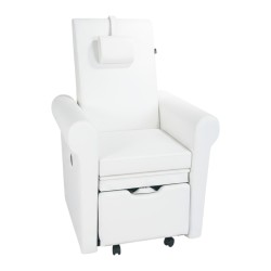 Lumina Sillón de Pedicura SPA Multifuncional Blanco - Weelko