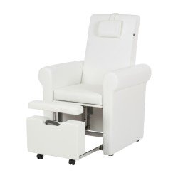 Lumina Sillón de Pedicura SPA Multifuncional Blanco - Weelko