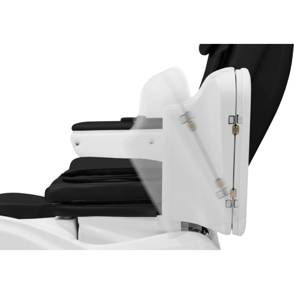 Fauteuil de pédicure Caln Black avec hydromassage, shiatsu et 2 moteurs — Weelko