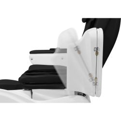 Weelko Caln Black pedicure chair with hydromassage