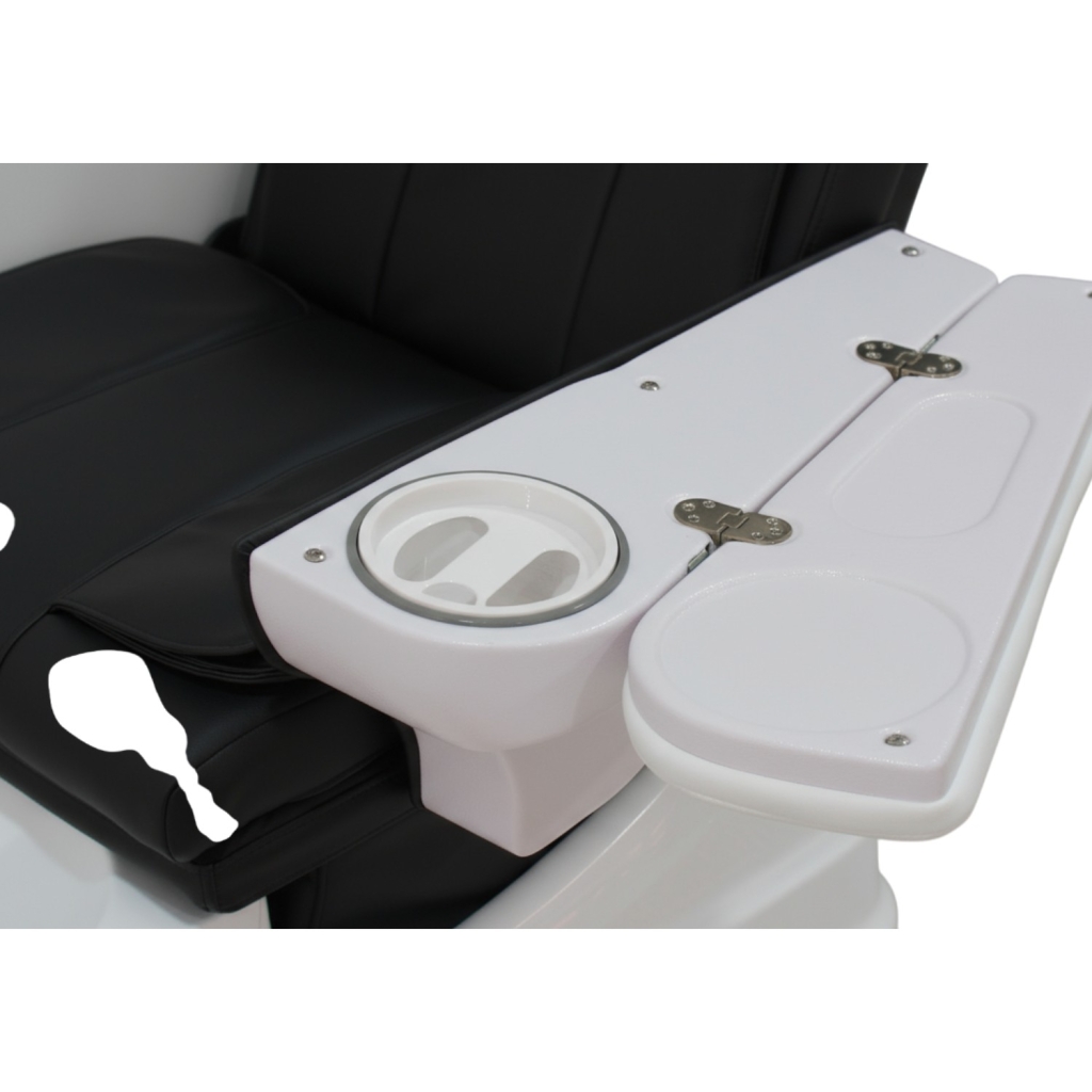 Weelko Caln Black cadeira de pedicure com hidromassagem e Shiatsu