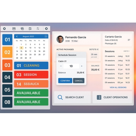 TPVSolarium Software de Gestión Integral para Centros de Bronceado