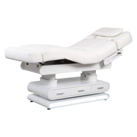 Weelko POST table de massage électrique chauffante à 4 moteurs avec LED multicolore