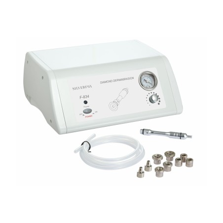 DDUUEETT THAU MICRO - Equipamento de microdermoabrasão com pontas de diamante, 9 cabeçais