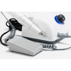 Micromotor ATY DDUUEETT 0–35.000 rpm com pedal e rotação reversível — para pedicure, manicure e podologia profissional