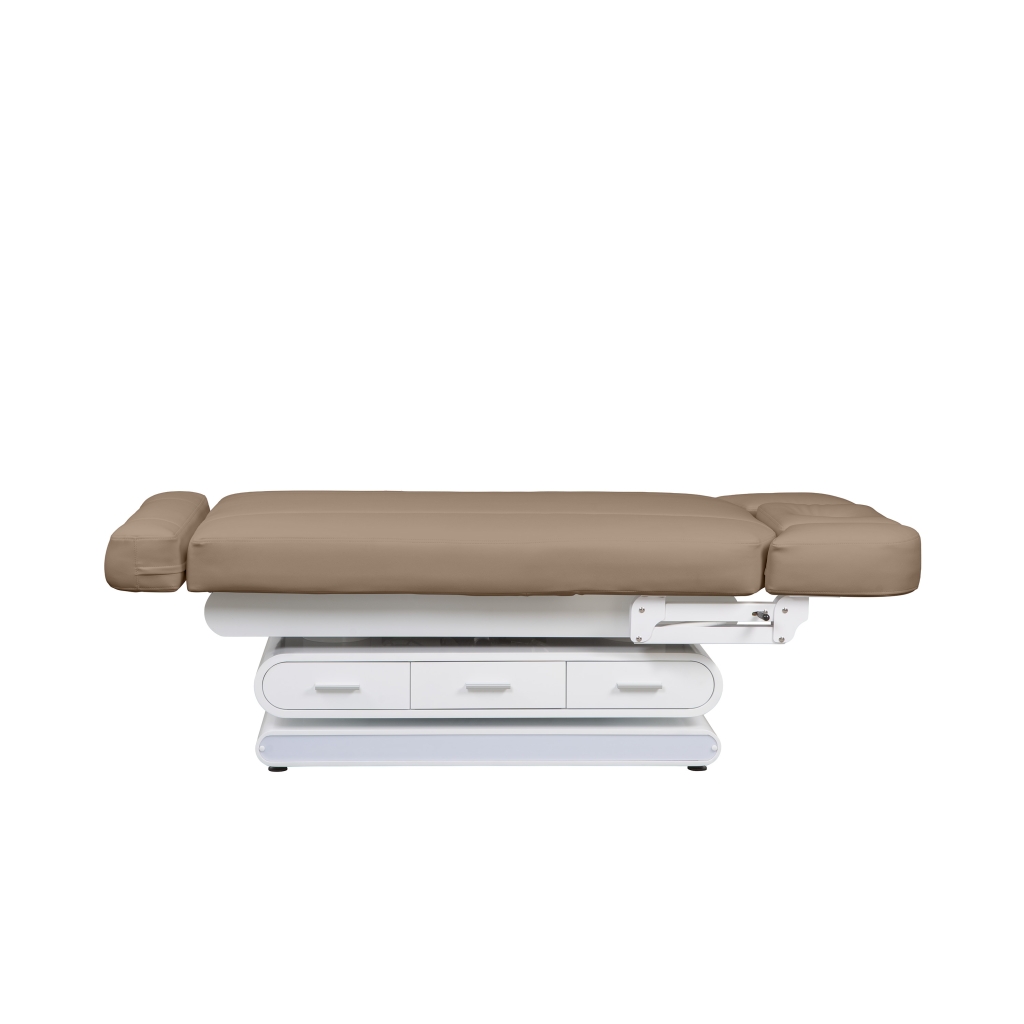 Weelko Spa POST — Marquesa elétrica de massagem com aquecimento, 4 motores e LED, bege