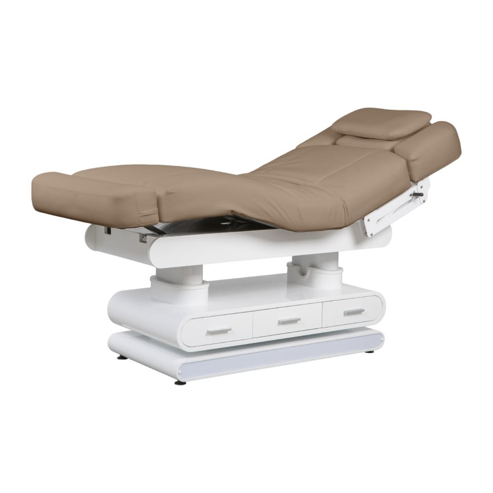Camilla Spa Post Beige– Camilla De Masaje Eléctrica Calefactada Con 4 Motores Y 