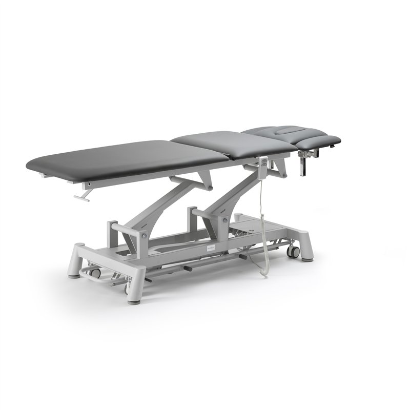 Camilla de fisioterapia TITAN 304 con cabecera de tres secciones