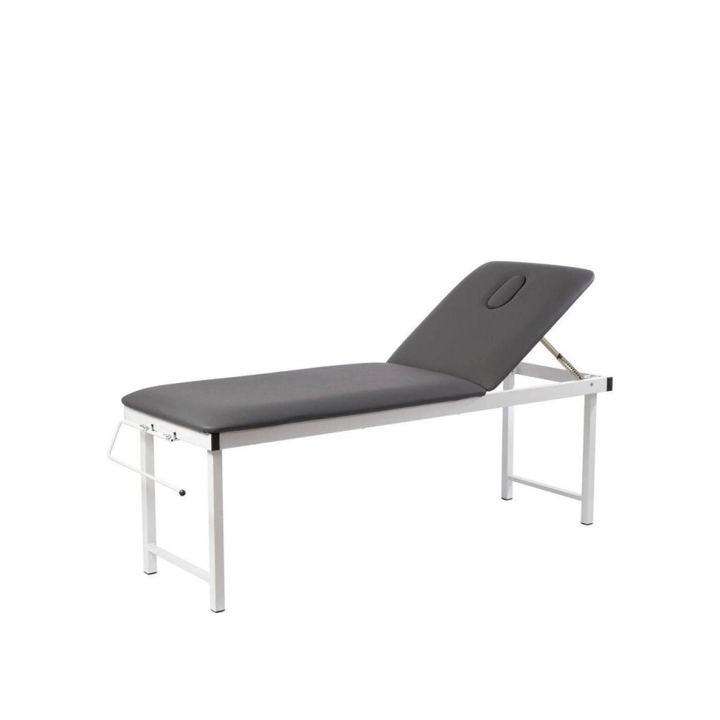 FIX physiotherapy & massage fixed couch anthracite grey (white base)