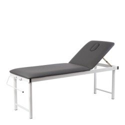 Marquesa fixa de fisioterapia e massagem FIX cinzento antracite (base branca)