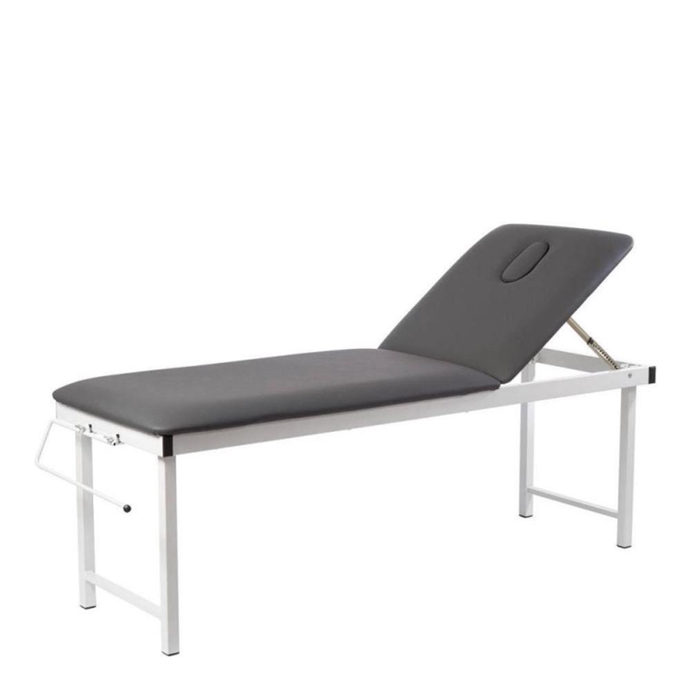 Camilla Fija De Fisioterapia Y Masaje Fix Gris Antracita (base Blanca)