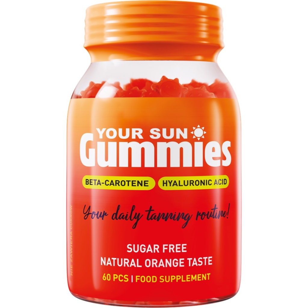 Your Sun Gummies integratore abbronzatura senza zucchero 60 gummies