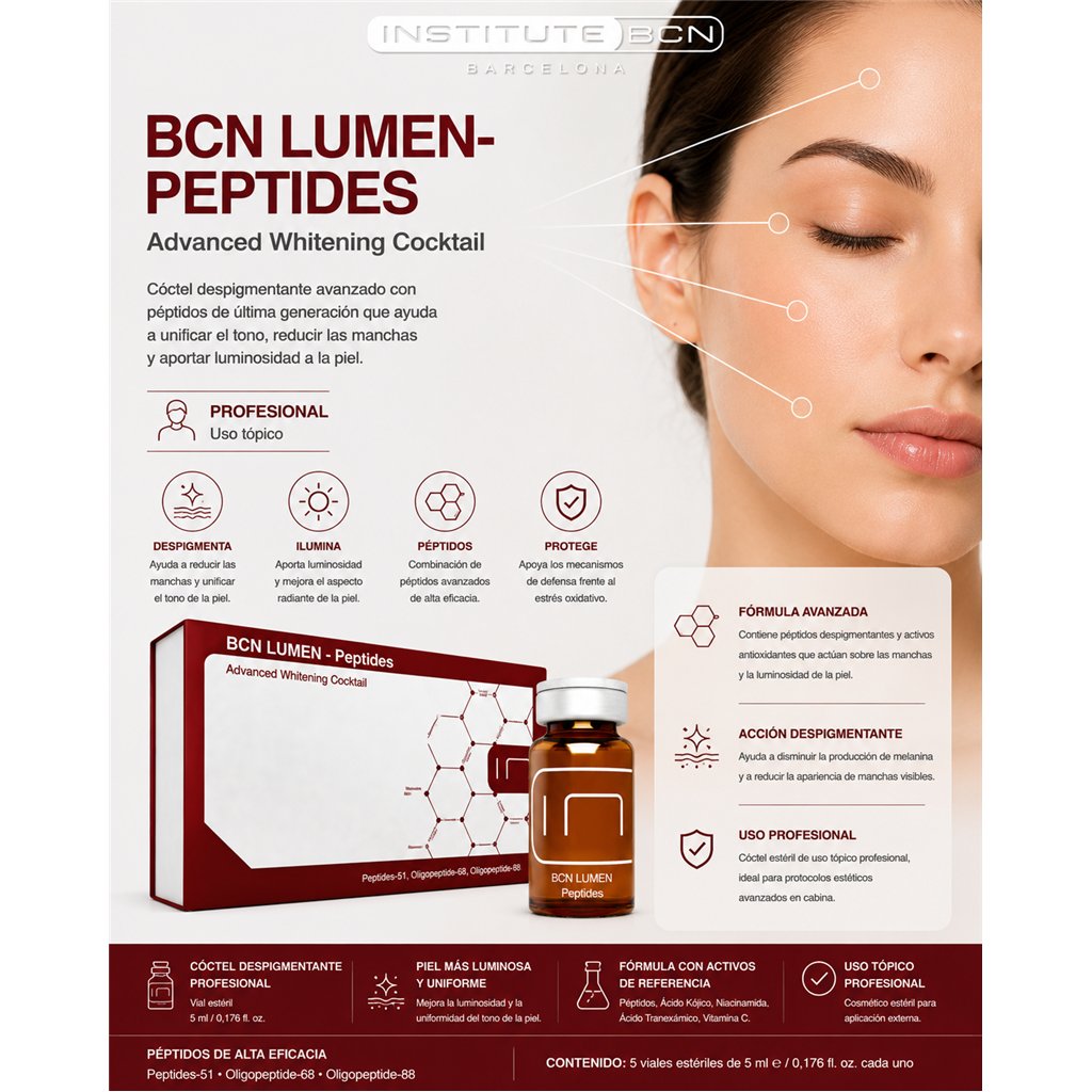 BCN Lumen-Peptides | Cocktail dépigmentant professionnel Institute BCN
