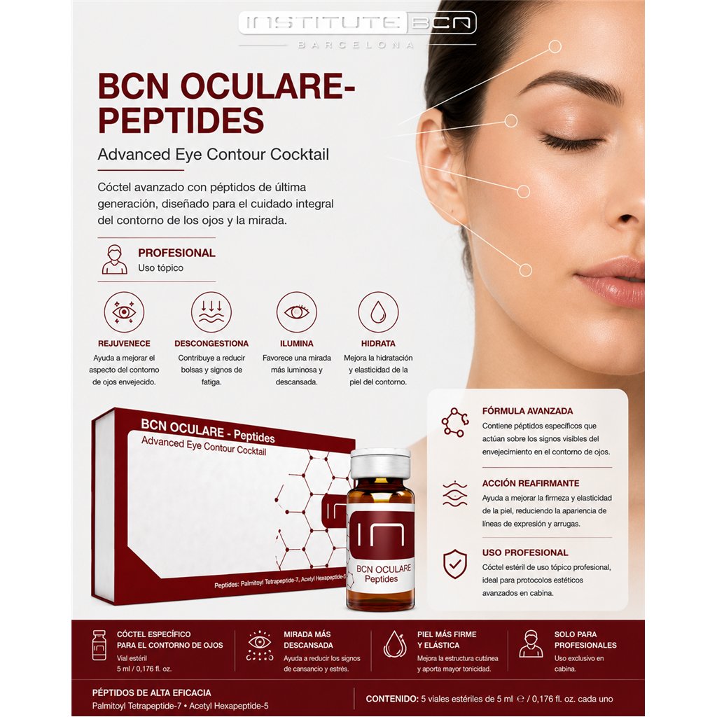 BCN Oculare-Peptides | Cocktail profissional contorno dos olhos Institute BCN