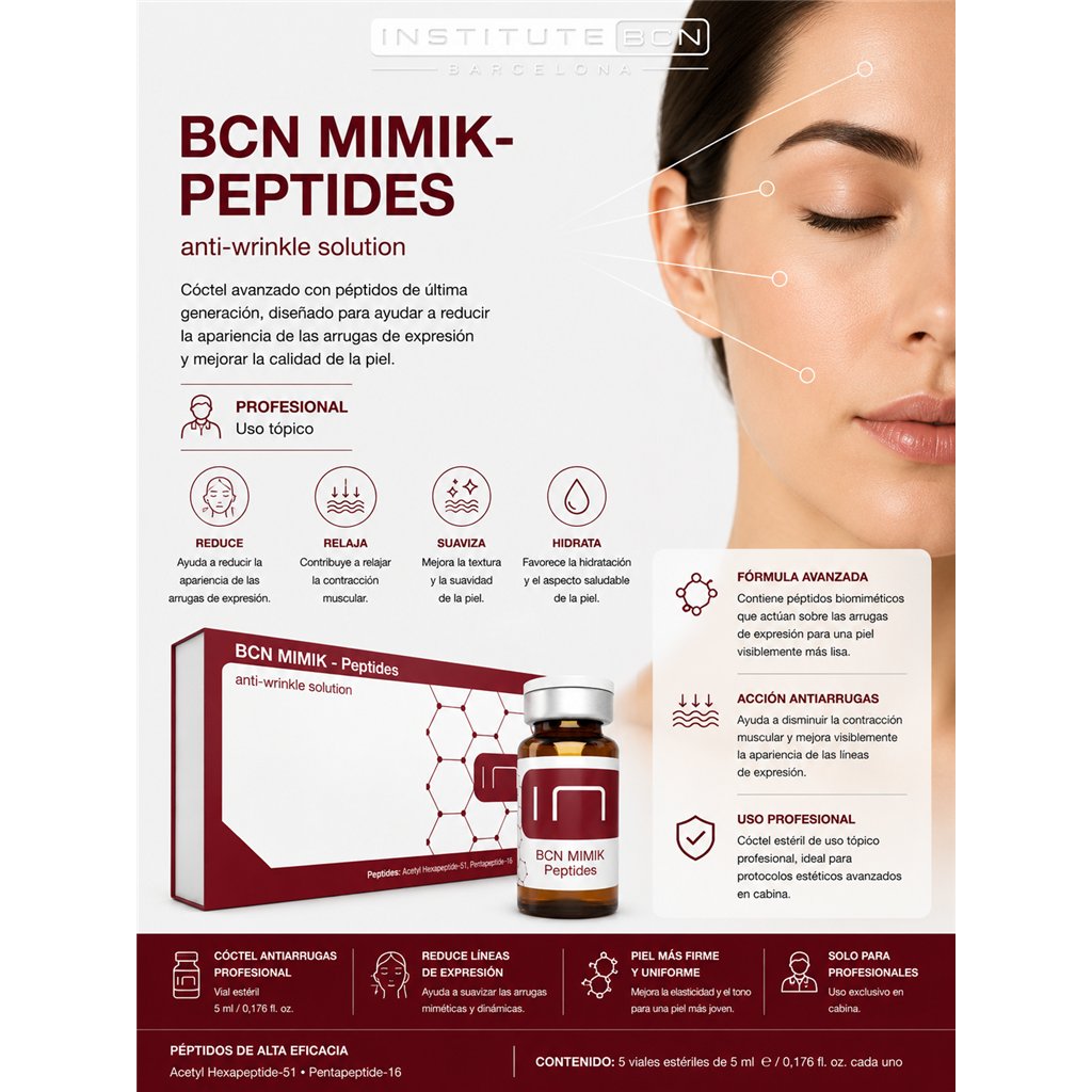 BCN Mimik-Peptides | Soluzione professionale linee d’espressione Institute BCN