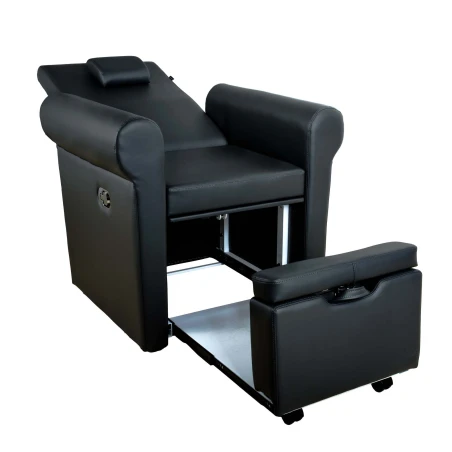 Sillón de pedicura DDUUETT AVENTUR Black con SPA de hidromasaje