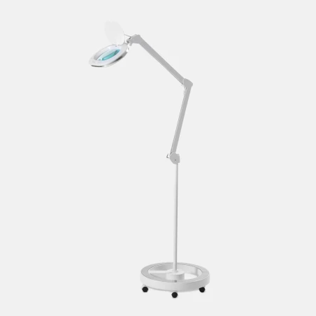 Lámpara LED de aumento UV DDUUEETT TADA con base de ruedas