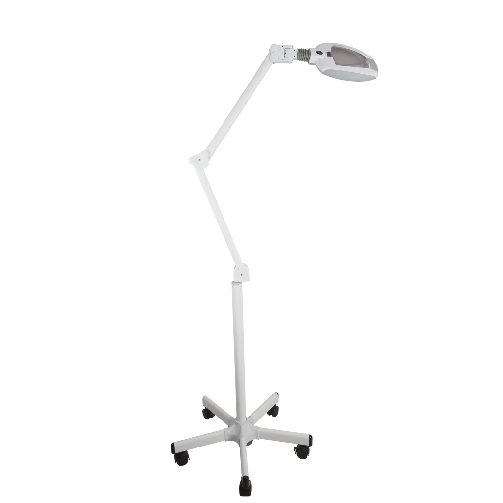 Candeeiro lupa LED BROCK 1690030051 com base de 5 rodas
