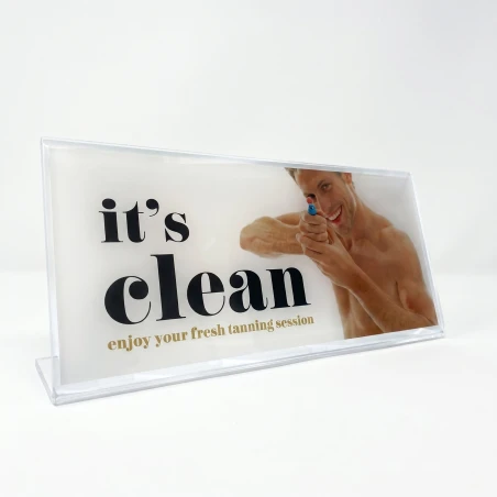 Comprobante de limpieza It´s clean Luxura