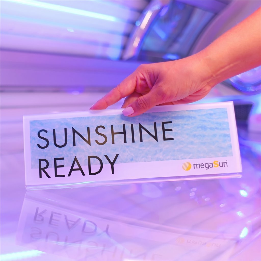 Comprovante de Limpeza Sunshine Ready Megasun para Solarium seguro