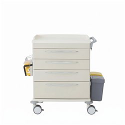 Chariot médical Coinfycare UTIL MED04G couleur crème