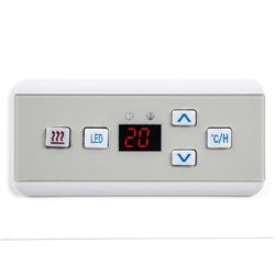Lettino elettrico spa Weelko Muse + con riscaldamento e base in legno LED