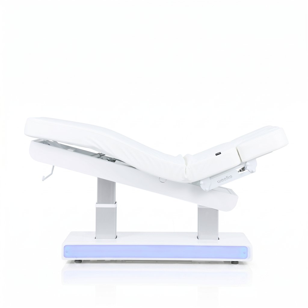 Maca elétrica spa Weelko Muse + com aquecimento e base de madeira LED