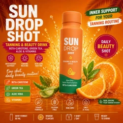 Sun Drop Drink 80 ml Tanning&Beauty - Caja de 12 unidades