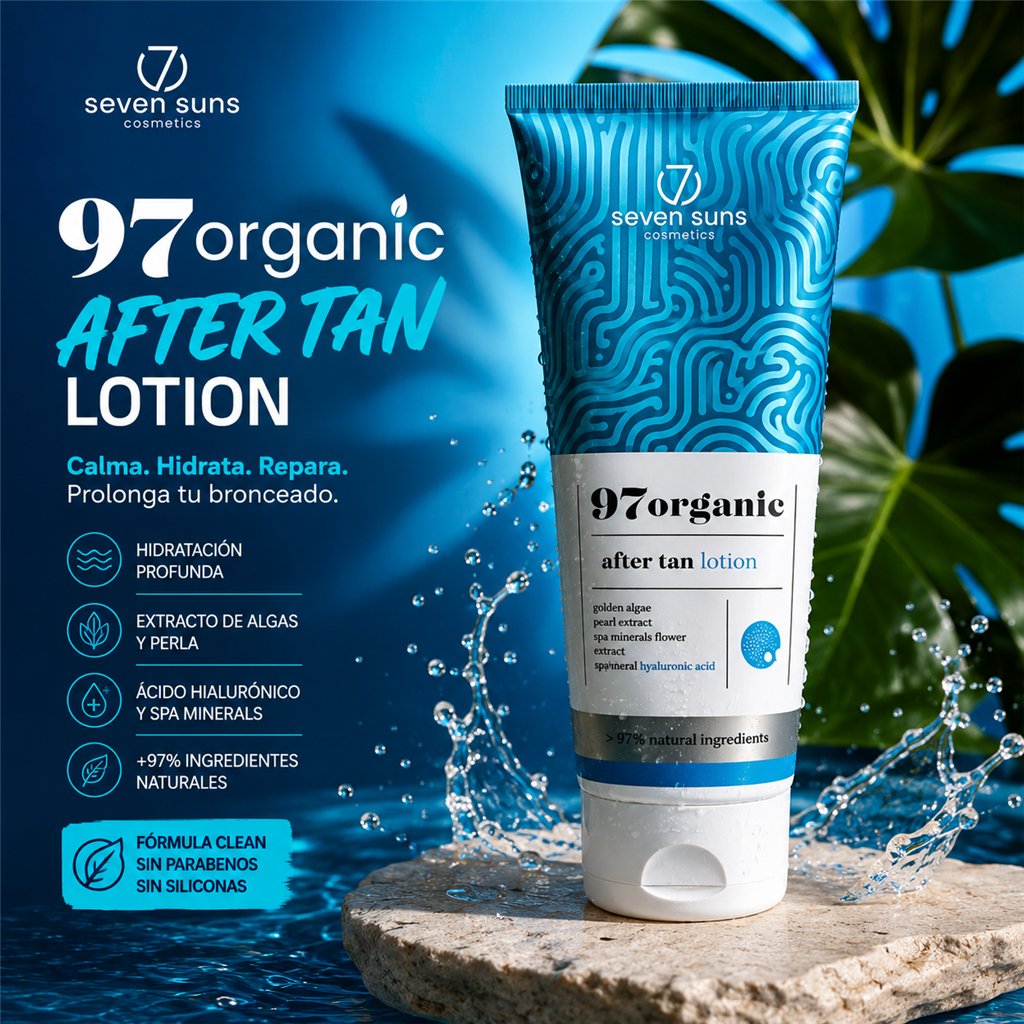 7suns 97organic After Tan Lotion 250ml – Natürliche Pflege, langanhaltende Bräune