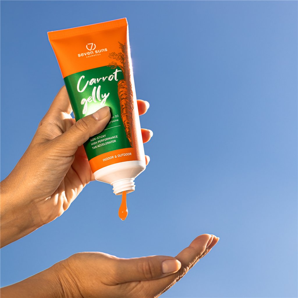 7suns Carrot Gelly Tanning Accelerator – Natürliche, langanhaltende Bräune