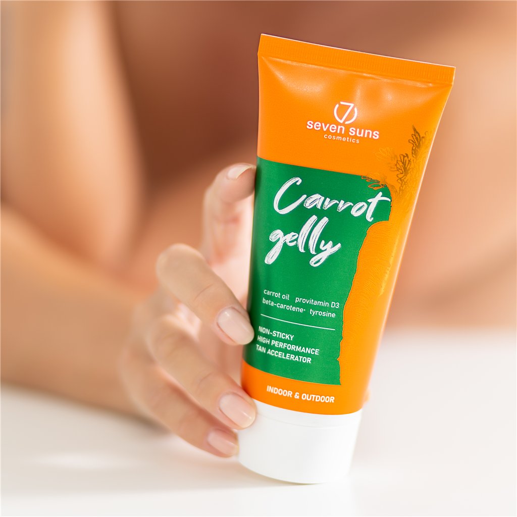 7suns Carrot Gelly Tanning Accelerator – Natürliche, langanhaltende Bräune