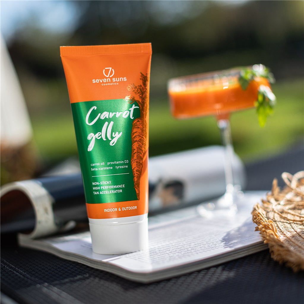 7suns Carrot Gelly Tanning Accelerator – Natürliche, langanhaltende Bräune