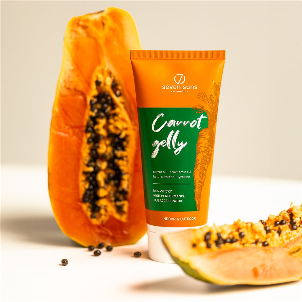 7suns Carrot Gelly Tanning Accelerator – Natürliche, langanhaltende Bräune