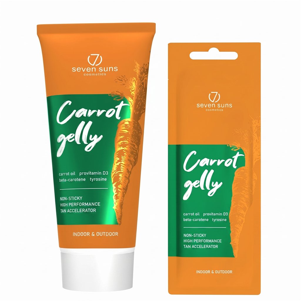 7suns Carrot Gelly Tanning Accelerator – Natürliche, langanhaltende Bräune