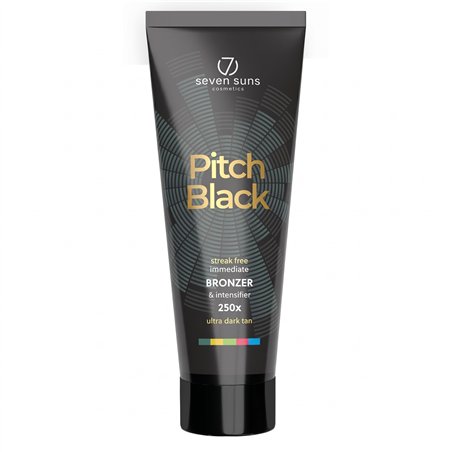 7suns Coloured PITCH BLACK 250x – Tiefe, langanhaltende Bräune