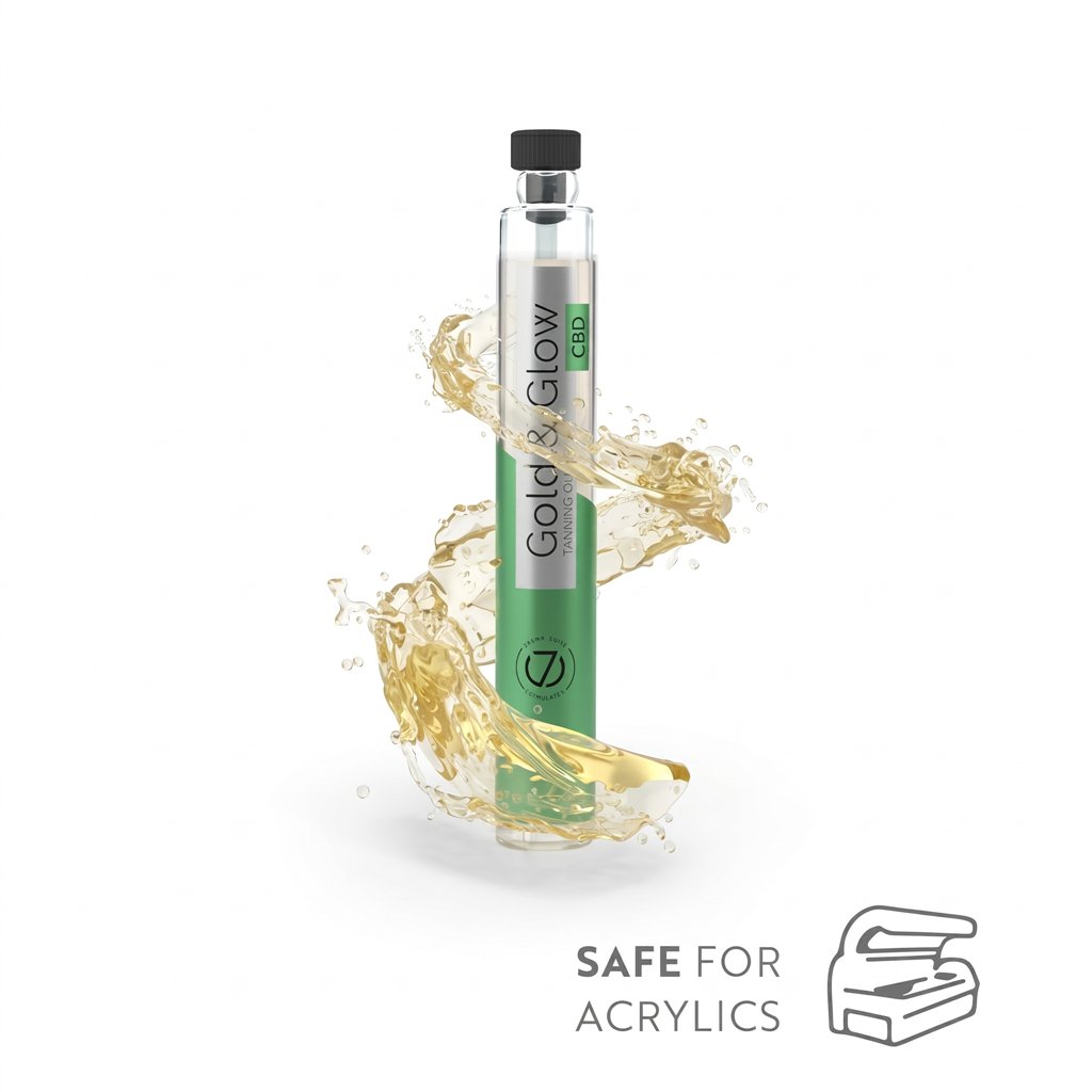 7suns Gold & Glow CBD olio secco abbronzante 10 x 6 ml