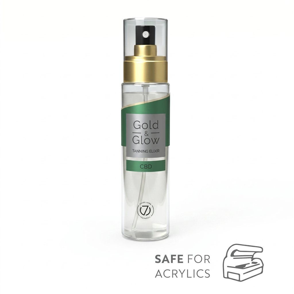 7suns Gold & Glow CBD aceite seco bronceador 100ml