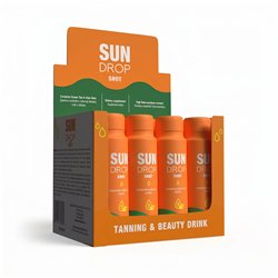 Sun Drop Drink 80 ml Tanning&Beauty - Boîte de 12 unités
