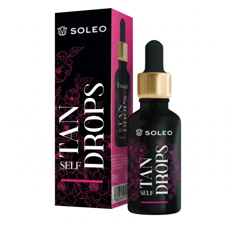 Face Self Tanning Drops Soleo - Acelerador de Bronceado Profesional